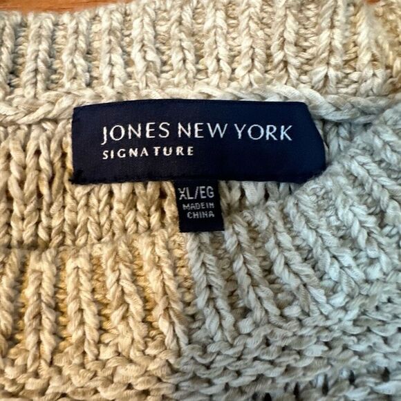 Jones New York Signature cream colored women’s Sweater size XL - Picture 9 of 12